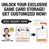 Torson OEM Custom Game Deck Box with Magnetic Flip Cover 100 Cards Private Mold Card Holder Packaging Manufacturer