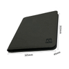 Torson Custom Sleeve Card Binder 12-Pocket 480+ Card Games Collect Zipper PU for Single Sleeve Cards-Yugioh TCG Micas