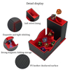 Torson Foldable PU Leather Dice Roller Magnetic Dice Tray Box for RPG Premium DND Dice Tower Suitable for MTG Game Party