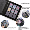 Torson Custom 252 Slots Card Binder Album Large Capacity PU Leather Plastic Thread Sewing Collection Book Dual-sided PP Pages