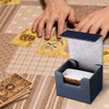 Torson Source Factory Deck Box 100+PU Leather Crosswise Magnetic Locking Storage for Trading Playing for UG for Magic Yugioh