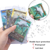 Torson 35PT 3x4 PVC Top Loader Card Sleeve for Baseball Soccer Commander TCG Pokmon Yugioh Toploader Card Holder Plastic
